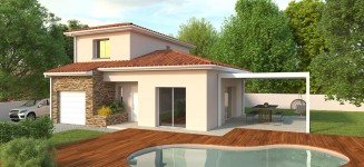 Construction villa contemporaine Montner