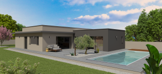 LAROQUE DES ALBERES villa t5 de standing sur 700m² de terrain 4 faces