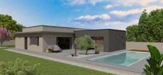 Villa contemporaine Perpignan Mas Vermeil 66000