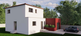 Villa T4 contemporaine Cabestany